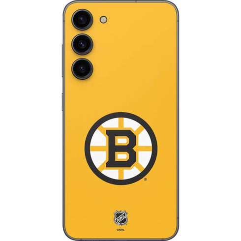 NHL Boston Bruins Solid Background Galaxy S23 Plus Skin