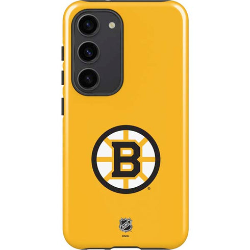 NHL Boston Bruins Solid Background Galaxy S23 Pro Case