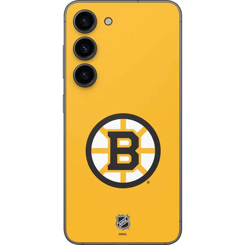 NHL Boston Bruins Solid Background Galaxy S23 Skin