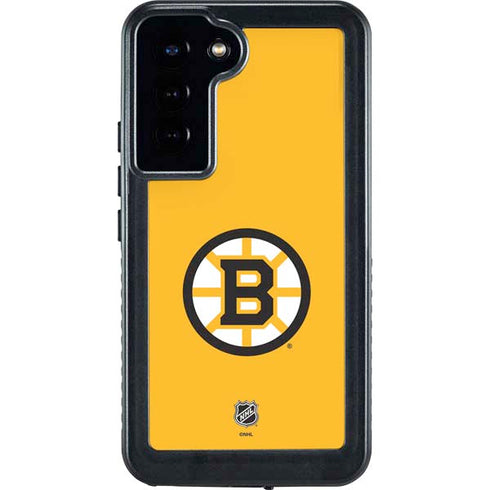 NHL Boston Bruins Solid Background Galaxy S24 Plus Waterproof Case