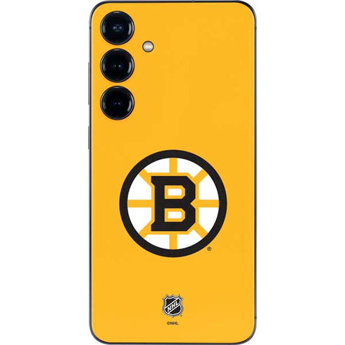 NHL Boston Bruins Solid Background Galaxy S24 Skin