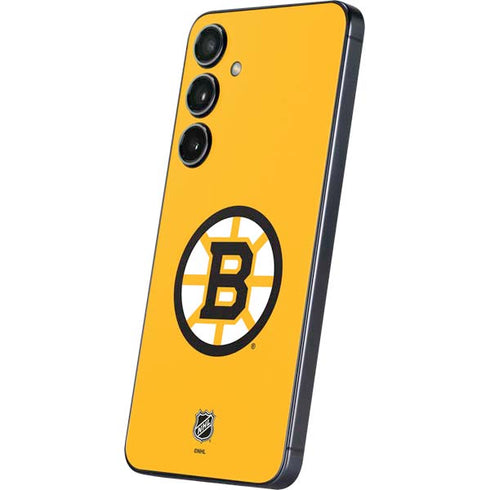 NHL Boston Bruins Solid Background Galaxy S24 Skin