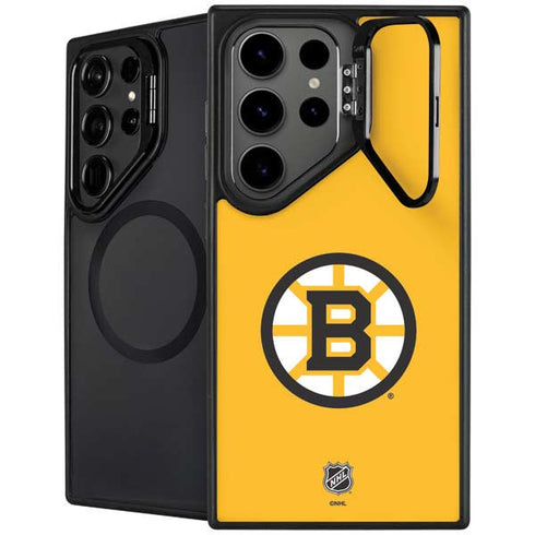 NHL Boston Bruins Solid Background Galaxy Cases