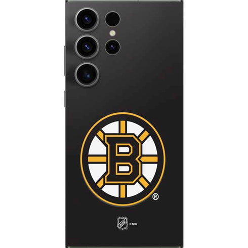 NHL Boston Bruins Solid Background Galaxy S25 Ultra Skin