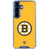 NHL Boston Bruins Solid Background Galaxy S25 Clear Case