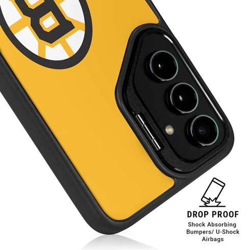 NHL Boston Bruins Solid Background Galaxy S26 Kickstand Case