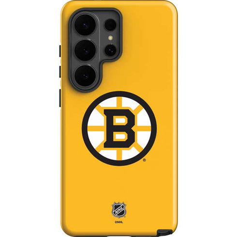 NHL Boston Bruins Solid Background Galaxy S26 Ultra Impact Case