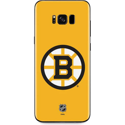 NHL Boston Bruins Solid Background Galaxy S8 Plus Skin