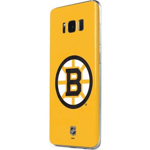 NHL Boston Bruins Solid Background Galaxy S8 Skin