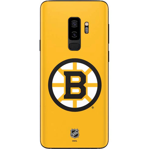 NHL Boston Bruins Solid Background Galaxy S9 Plus Skin