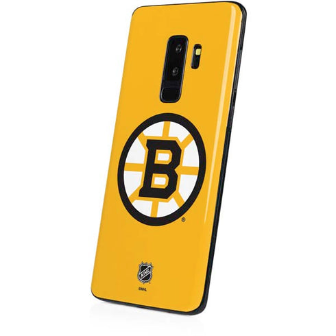 NHL Boston Bruins Solid Background Galaxy S9 Plus Skin