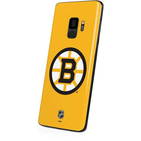 NHL Boston Bruins Solid Background Galaxy S9 Skin
