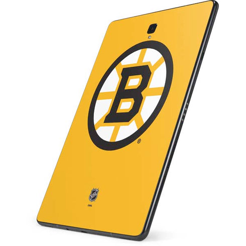 NHL Boston Bruins Solid Background Samsung Galaxy Tab Skin