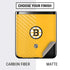 NHL Boston Bruins Solid Background Galaxy Z Flip Skin