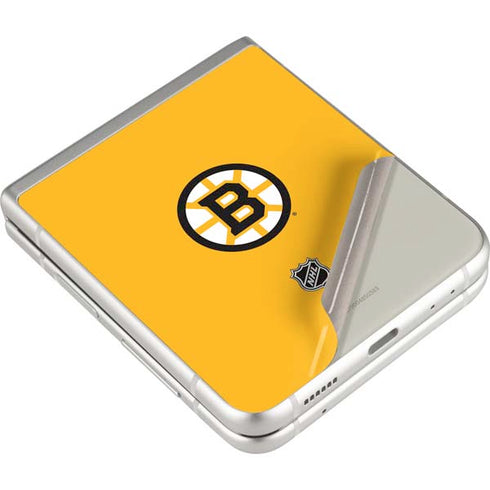 NHL Boston Bruins Solid Background Galaxy Z Flip3 5G Skin