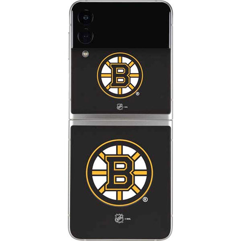 NHL Boston Bruins Solid Background Galaxy Z Flip4 5G Skin