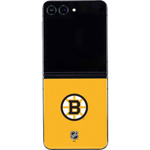 NHL Boston Bruins Solid Background Galaxy Z Flip5 5G Skin