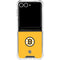 NHL Boston Bruins Solid Background Galaxy Z Flip7 Clear Case