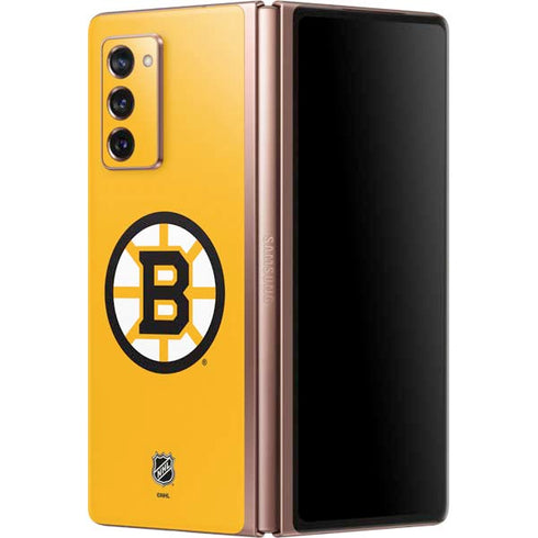 NHL Boston Bruins Solid Background Galaxy Z Fold2 5G Skin