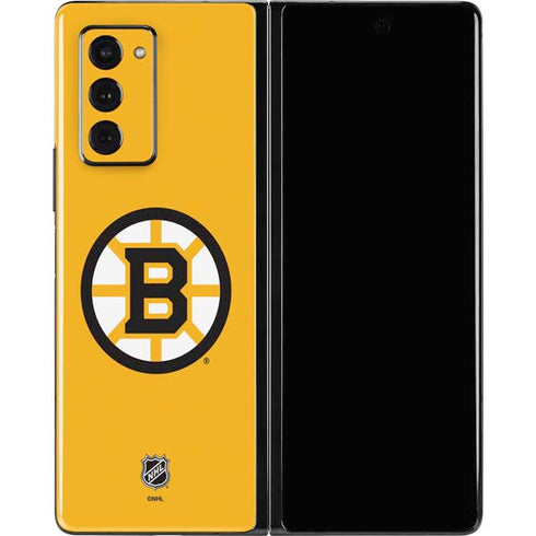 NHL Boston Bruins Solid Background Galaxy Z Fold2 5G Skin