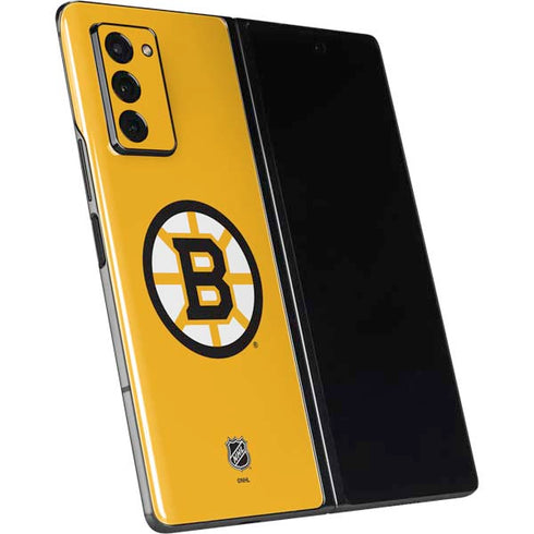 NHL Boston Bruins Solid Background Galaxy Z Fold2 5G Skin