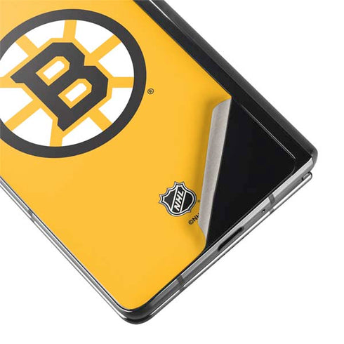 NHL Boston Bruins Solid Background Galaxy Z Fold2 5G Skin