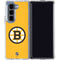 NHL Boston Bruins Solid Background Galaxy Z Fold5 5G Clear Case