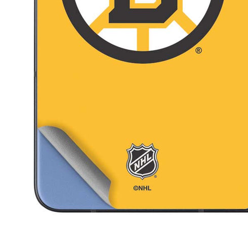 NHL Boston Bruins Solid Background Galaxy Z Fold5 5G Skin