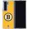 NHL Boston Bruins Solid Background Galaxy Z Fold7 Clear Case