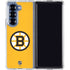 NHL Boston Bruins Solid Background Galaxy Z Fold7 Clear Case