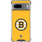 NHL Boston Bruins Solid Background Google Pixel 8a Clear Case