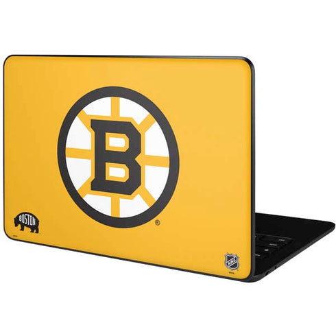 NHL Boston Bruins Solid Background Google Pixelbook Go Skin