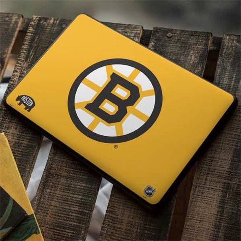 NHL Boston Bruins Solid Background Google Pixelbook Go Skin