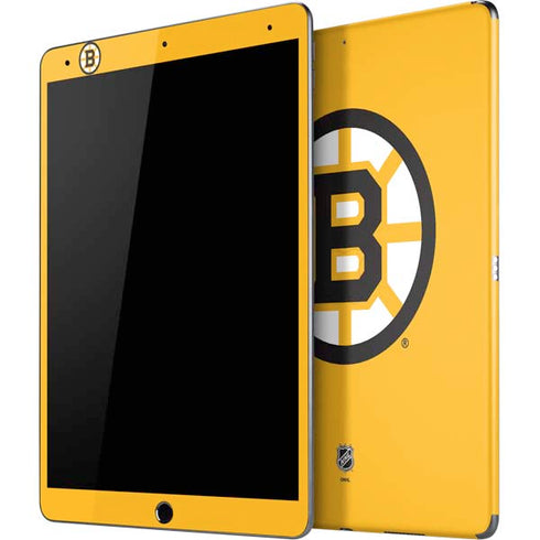 NHL Boston Bruins Solid Background iPad Skins