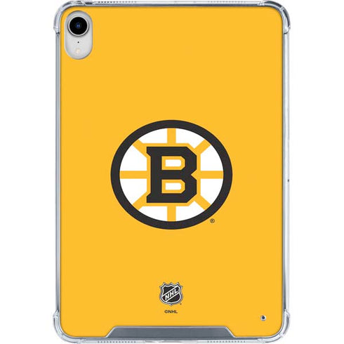 NHL Boston Bruins Solid Background iPad 11th Gen (2025) Clear Case