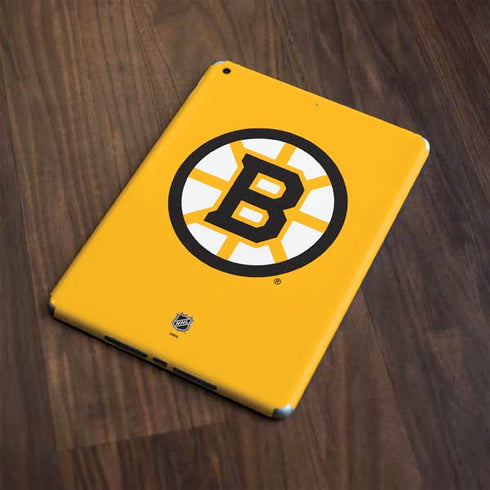 NHL Boston Bruins Solid Background Apple iPad Skin