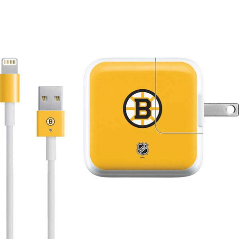 NHL Boston Bruins Solid Background iPad Charger (10W USB) Skin