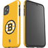 NHL Boston Bruins Solid Background iPhone 11 Impact Case