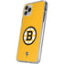 NHL Boston Bruins Solid Background iPhone 11 Pro Clear Case