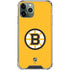 NHL Boston Bruins Solid Background iPhone 11 Pro Max Clear Case