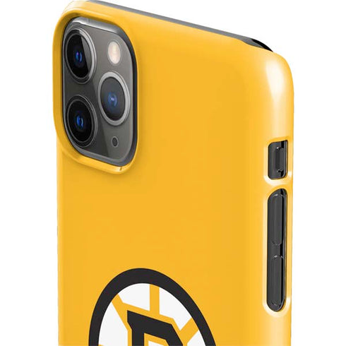 NHL Boston Bruins Solid Background iPhone 11 Pro Max Lite Case