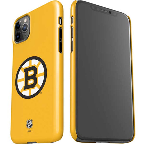 NHL Boston Bruins Solid Background iPhone 11 Pro Max Lite Case