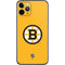 NHL Boston Bruins Solid Background iPhone 11 Pro Skin