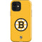 NHL Boston Bruins Solid Background iPhone 12 Impact Case
