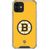 NHL Boston Bruins Solid Background iPhone 12 Mini Clear Case