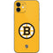 NHL Boston Bruins Solid Background iPhone 12 Mini Skin