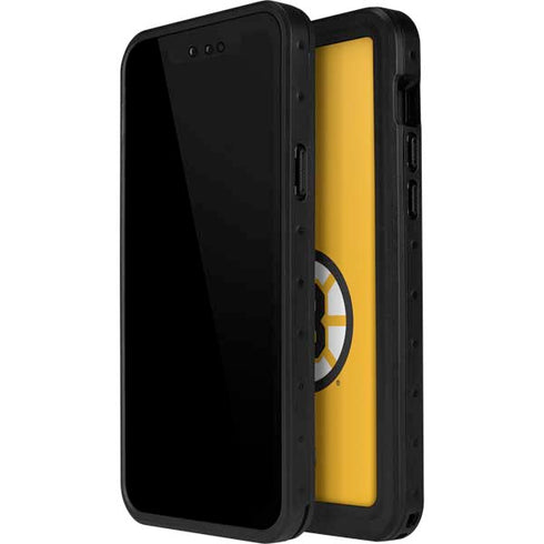 NHL Boston Bruins Solid Background iPhone 12 Mini Waterproof Case