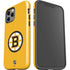 NHL Boston Bruins Solid Background iPhone 12 Pro Impact Case