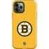 NHL Boston Bruins Solid Background iPhone 12 Pro Max Impact Case