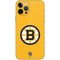 NHL Boston Bruins Solid Background iPhone 12 Pro Skin